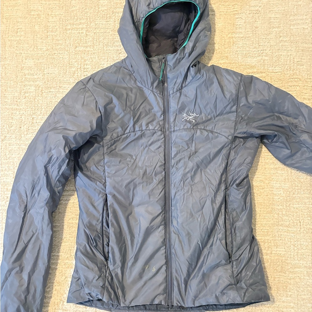 Arc'teryx Women's Slate Gray Hooded Ski Jacket